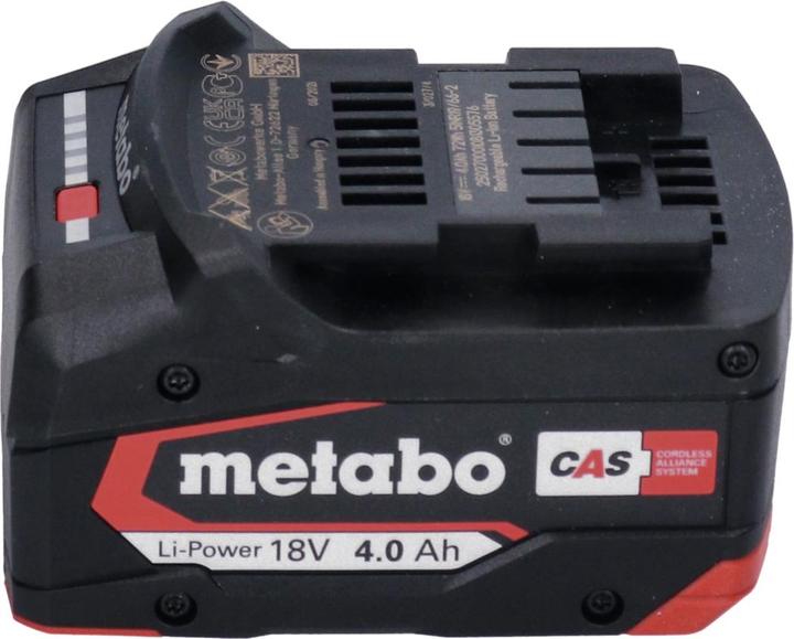 Produktbild Metabo W 18 L 9-125 Akku Winkelschleifer 18 V 125 mm + 1x Akku 4,0 Ah + metaBOX - ohne Ladegerät (125 mm)