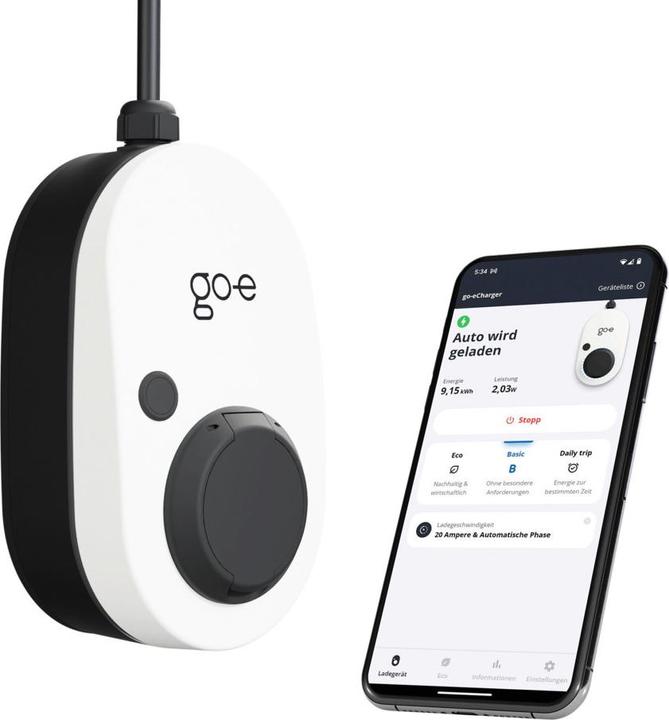 Image du produit Go-E Gemini 11 kW (Type 2, 11 kW, 16 A, Type 2)