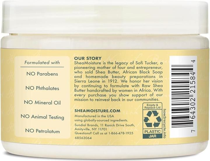 Nutritional values and ingredients Shea Moisture Hair Conditioner Jamaican Black Castor Oil Leave-In (312 g)
