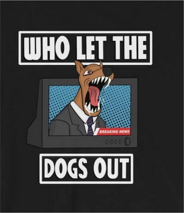 Image du produit Horror Line - T-shirt WHO LET THE DOGS OUT - Adulte (XL)
