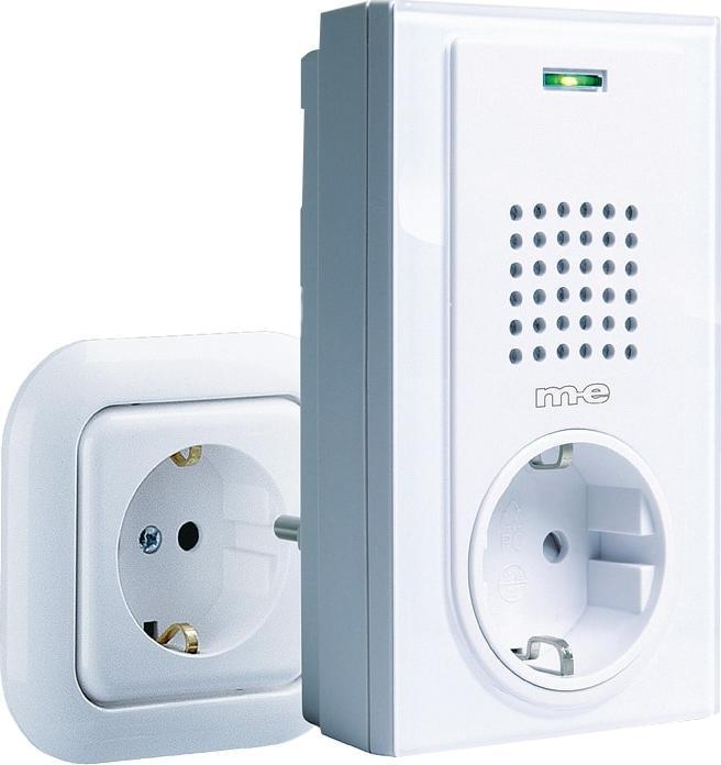 Actual product image Modern-Electronics FG-2.2 Wireless doorbell complete set with name plate (Funk)