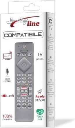 Image du produit GBC HPH238-PH-V1 ir+bt replacement remote control for PHILIPS TV (Télécommande spécifique à l'appareil)