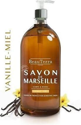 Produktbild BeauTerra Flüssigseife Marseille Vanille-Honig liq (Flüssigseife, 300 ml)