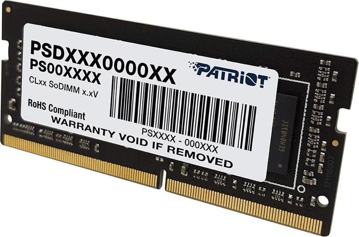 Image du produit Patriot SO-DIMM DDR4 8 Go 2666 MHz (1 x 8GB, 2666 MHz, RAM DDR4, SO-DIMM)