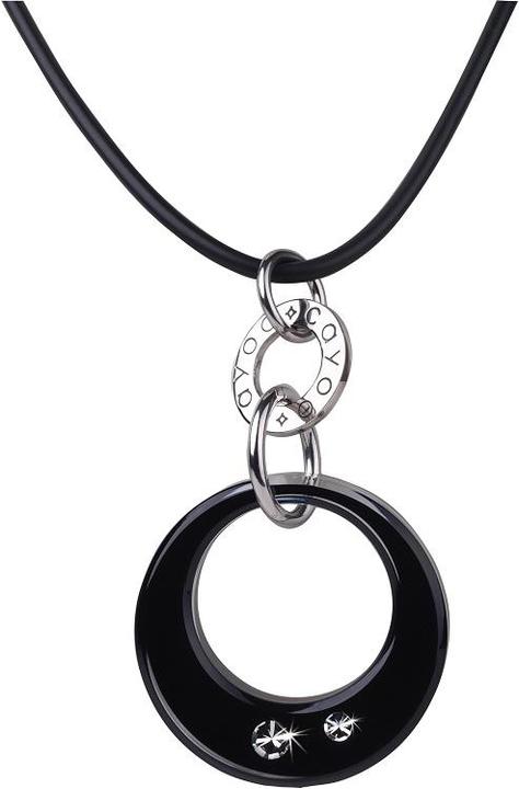 Produktbild Cayoo Planet Necklace Halskette+Anhänger, Ebony (Plexiglas mit Swarovski Elementen)