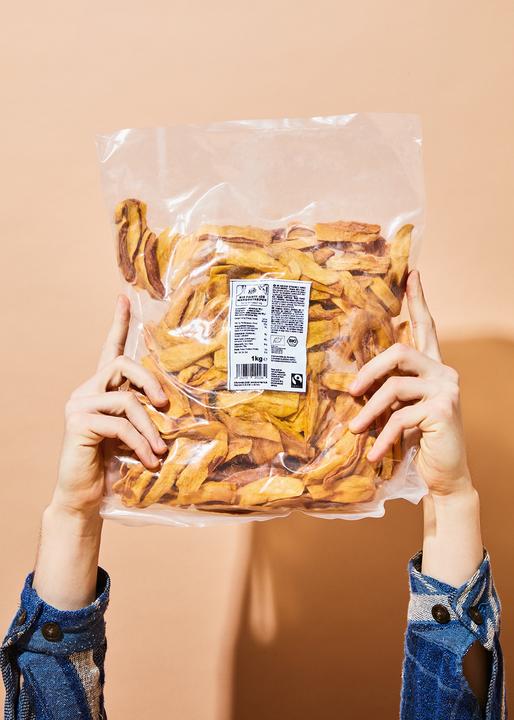 Produktbild KoRo Bio fairtrade getrocknete Mangostreifen (Brooks) (1000 g)
