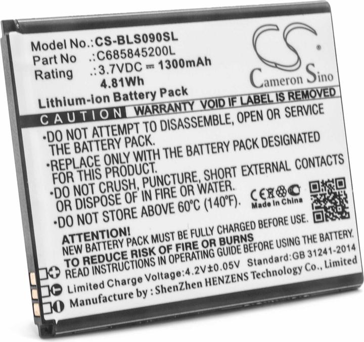 Produktbild XCell Li-Ion-Akku 1300mAh 3.7V für Handy, Smartphone Blu C685845200L