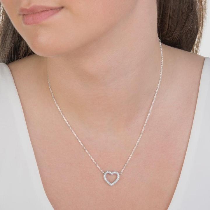 Image du produit Pandora Collier Coeur (Argent, 45 cm)