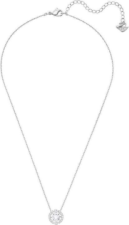 Actual product image Swarovski Sparkling Dance Round Necklace (Stainless steel, 38 cm)