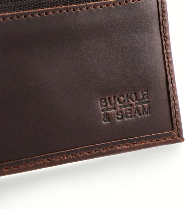 Produktbild Buckle & Seam Leder Portemonnaie Bill Braun