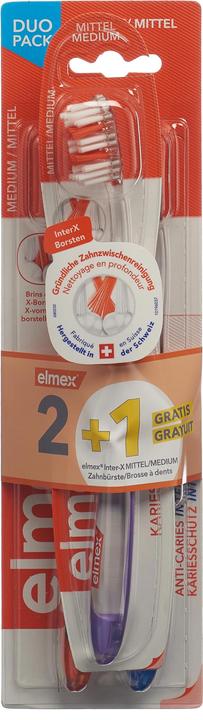 Image du produit Elmex Protection contre les caries InterX (Moyen, 3 x)