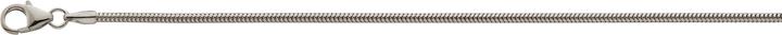 Actual product image Bijou Classic Collier Schlange 55 cm (Silver)