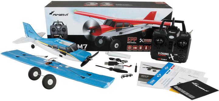 Produktbild Amewi RC Flugzeug Maule M7 Brushles 510MM 4-Kanal 3D/6G Blau (Motorflugzeug)