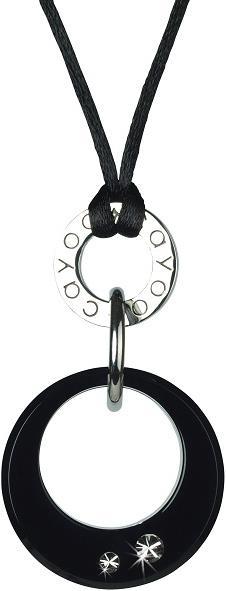 Produktbild Cayoo Planet Pendant Halskette+Anhänger, Ebony (Kunststoff, Textil)