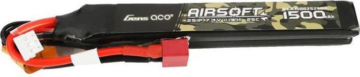 Image du produit Gens Ace 25C 1500mAh 3S1P 11.1V Airsoft Gun Lipo Battery with mini Tamiya Plug (11.10 V, 1500 mAh)