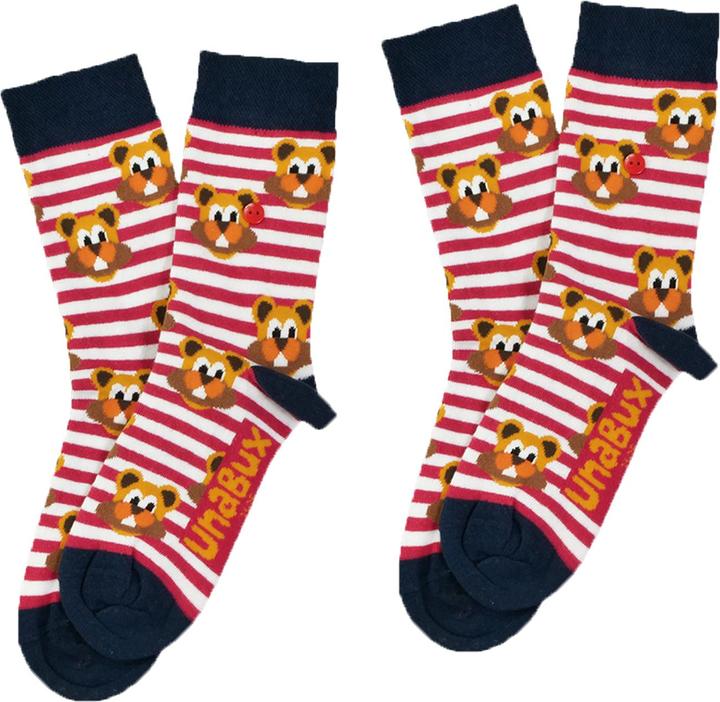 Unabux Freizeitsocken Prints (2er Pack, 31 - 35)