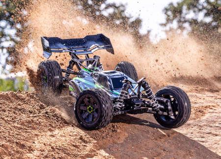 Actual product image Traxxas JATO 4x4 BL2S Brushless grün 1/8 RTR, HD-Teile, ohne Akku/Lader (RTR Ready-to-Run)