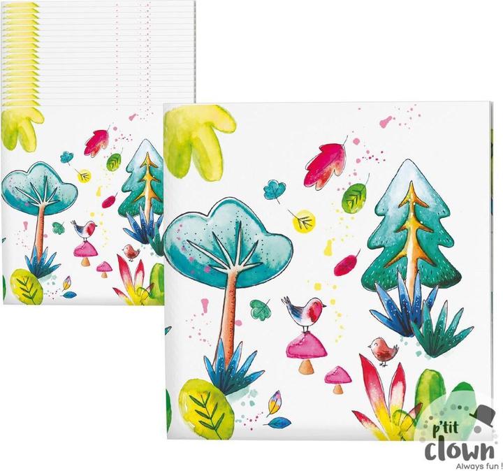 Actual product image P'tit Clown Napkins Farm Animals (20 x, 33 x 33 cm)
