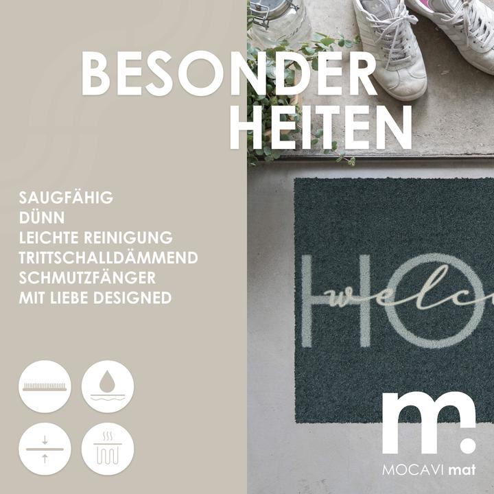 Produktbild Mocavi Mat 330 Fussmatte gepunktet modern innen und aussen (60 x 100 x 60 cm)