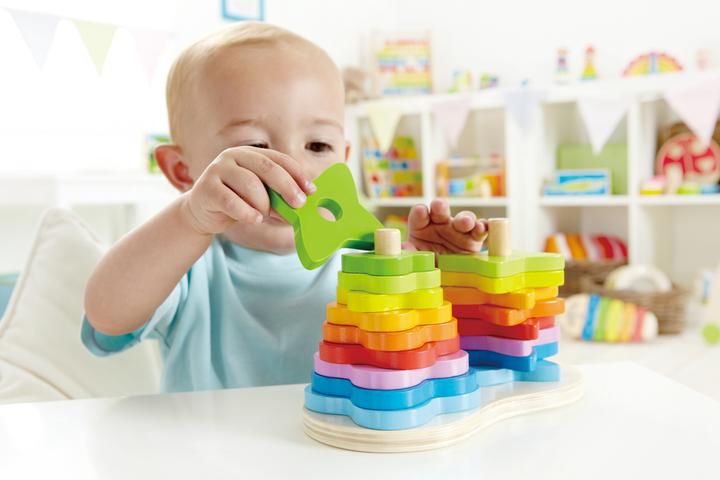 Produktbild Hape Regenbogen-Steckspiel 19tlg. FSC