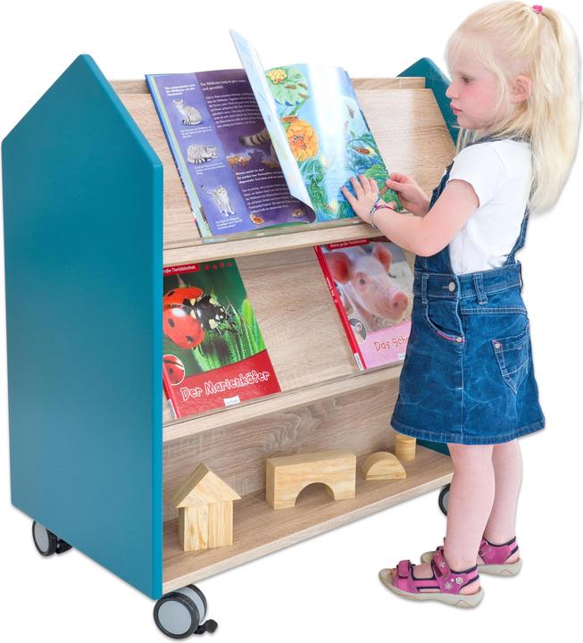 Actual product image Betzold EduCasa reversible library, mobile