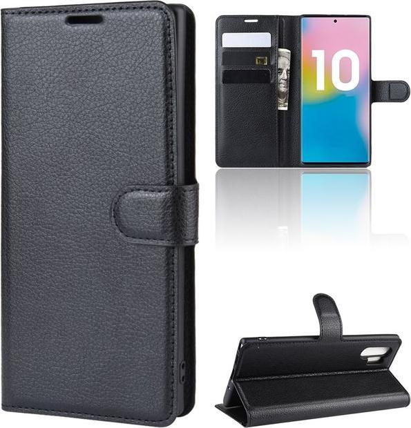 Produktbild MU Classic Litchi Leder Bookcover Series (Samsung Galaxy Note 10+ 5G, Samsung Galaxy Note 10+)