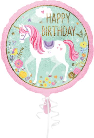 Actual product image Amscan Ballon Licorne Anniversaire