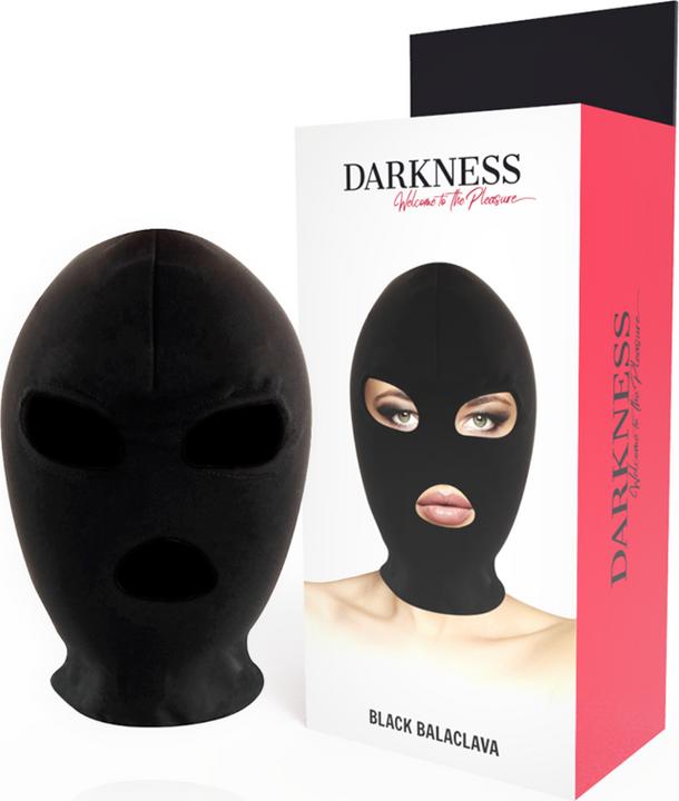 Produktbild Darkness Kopfmaske "Black Balaclava" mit Augen- und Mundöffnung