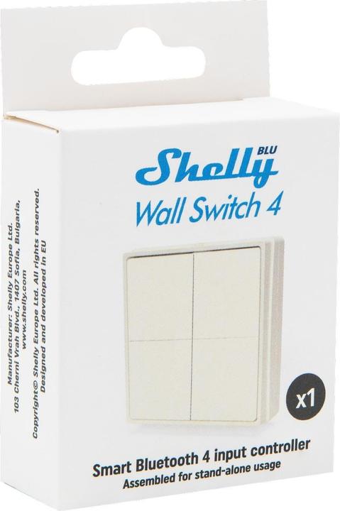 Image du produit Shelly BLU Wall Switch 4 - Autonome