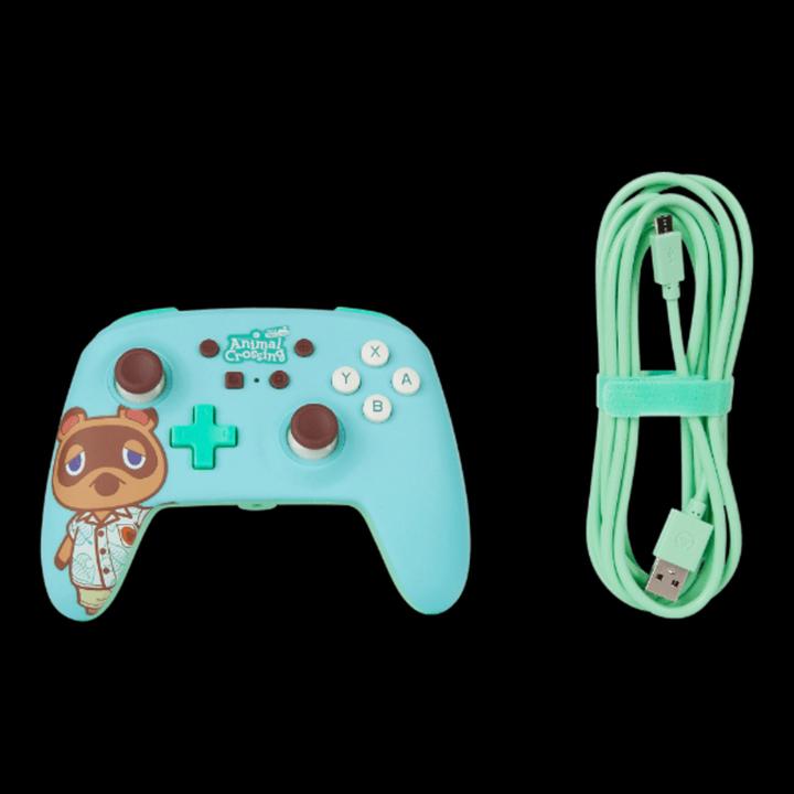 Image du produit PowerA Pro Controller con filo - Animal Crossing - Tom Nook (Switch)