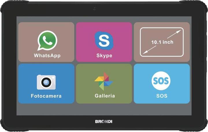 Produktbild Brondi Amico Tablet (3G, 10.10", 8 GB, Schwarz)
