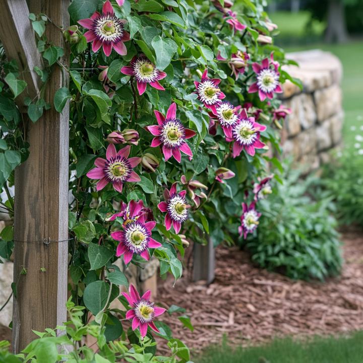 Actual product image Plant in a Box Passiflora x violacea 'Victoria' - set of 2 passion flowers (110 cm)