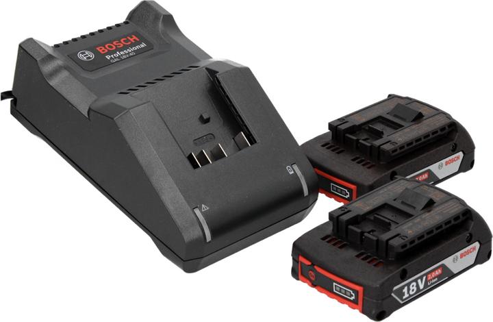 Actual product image Bosch Professional GSR 18V-55 cordless drill/driver (2x2.0Ah GAL 18V-40 L) (Rechargeable battery operated)