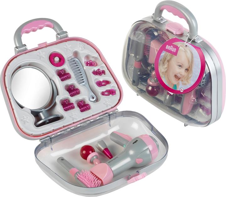 Actual product image Theo Klein Styling case with Braun hair dryer