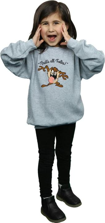 Immagine prodotto Looney Tunes Taz That's All Folks Felpa Ragazze (140, 146)