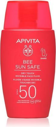 Actual product image Apivita Bee Sun Safe Facial Invisible Dry Touch Spf 50 (Sun cream face, SPF 50)