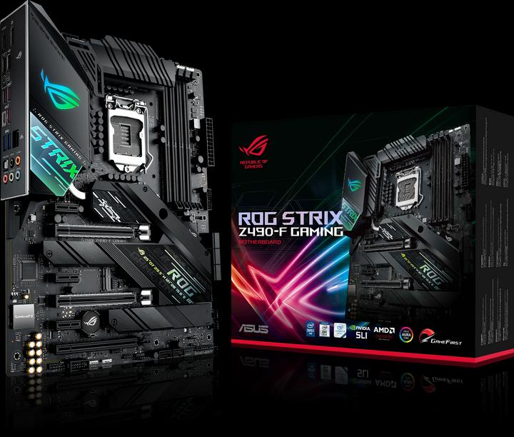 Immagine prodotto ASUS ROG Strix Z490-F Gaming (LGA 1200, Intel Z490, ATX)