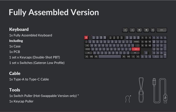Image du produit Keychron K5 Pro (US, Filaire, Sans fil)
