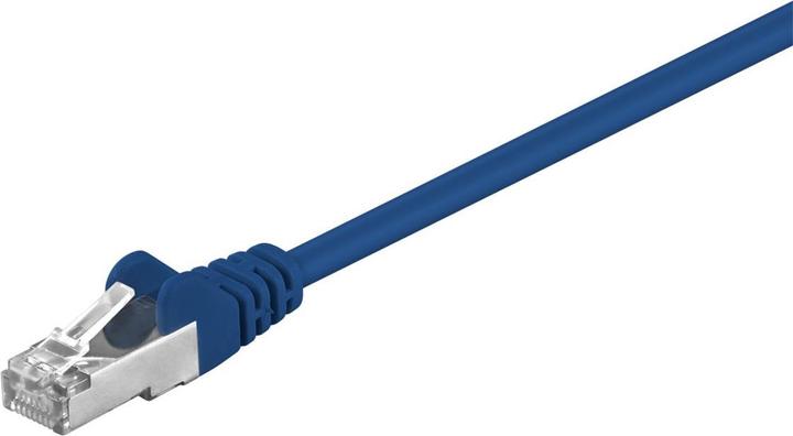 Produktbild Goobay CAT 5e Patchkabel, F/UTP, Blau, 2 m (F/UTP, CAT5e, 2 m)