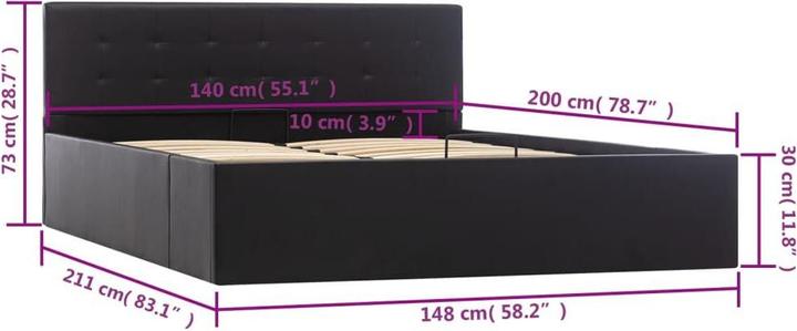 Immagine prodotto VidaXL Bine (140 x 200 cm)