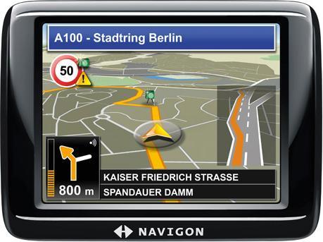 Navigon 20 Plus, TMC, Central European maps