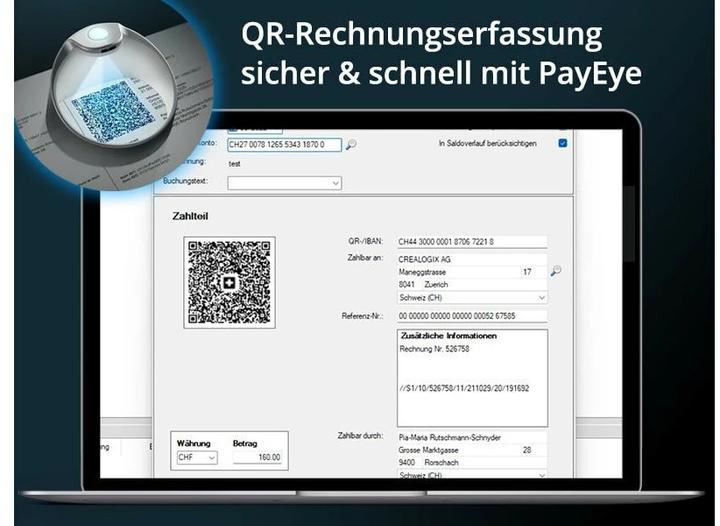 Image du produit Crealogix PayEye (Code QR)
