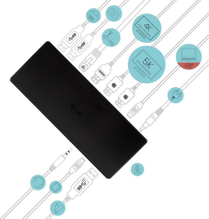 Actual product image i-tec C31tripledockpdch (USB-C, 3 Ports)