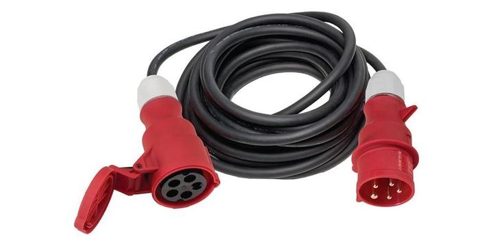Weingartner CEE verlenging 32 A 400 V 10m H07RN-F 5x6mm² zwart IP44 WEINGÃ"RTNER (10 m, CEE 32/5)