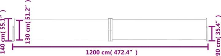 Actual product image VidaXL Khrstina (12 m)