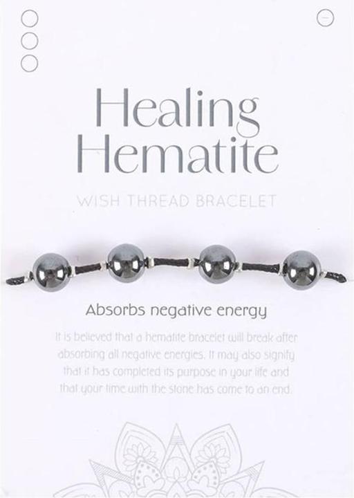 Produktbild Something Different Faden Armband Healing Hämatit (100% synthetisches Material)