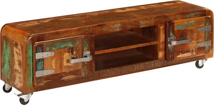 Image du produit VidaXL Meuble TV 120x30x36 cm Vieux bois massif,Matériau (120 x 30 x 36 cm)