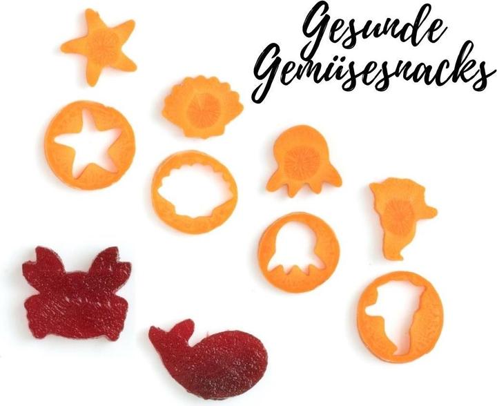 Immagine prodotto Lekkabox Edelstahl Ausstecher 6er Set, Meerestiere