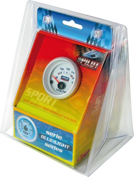 Produktbild Lampa Instrument Voltmeter - 52 mm - Blau