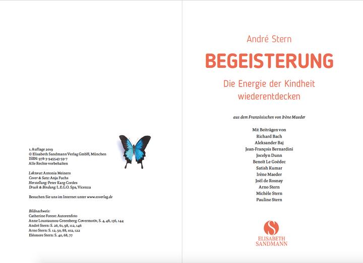Energie-Label Begeisterung (Deutsch, André Stern, 2019)